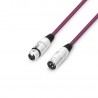 Adam Hall Cables 3 STAR MMF 0100 SET - Zestaw 6 kabli mikrofonowych XLR - 1 m