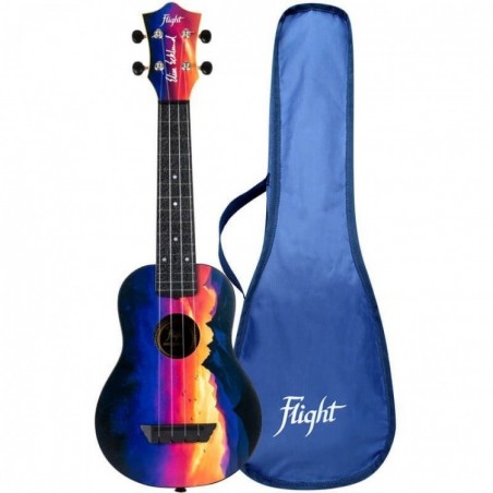 Flight TUS Sunset - ukulele sopranowe z pokrowcem