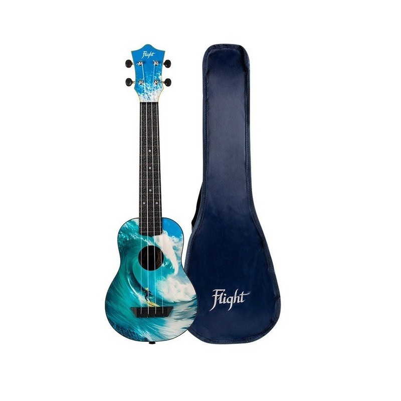 Flight TUSL25 Surf - ukulele koncertowe z pokrowcem