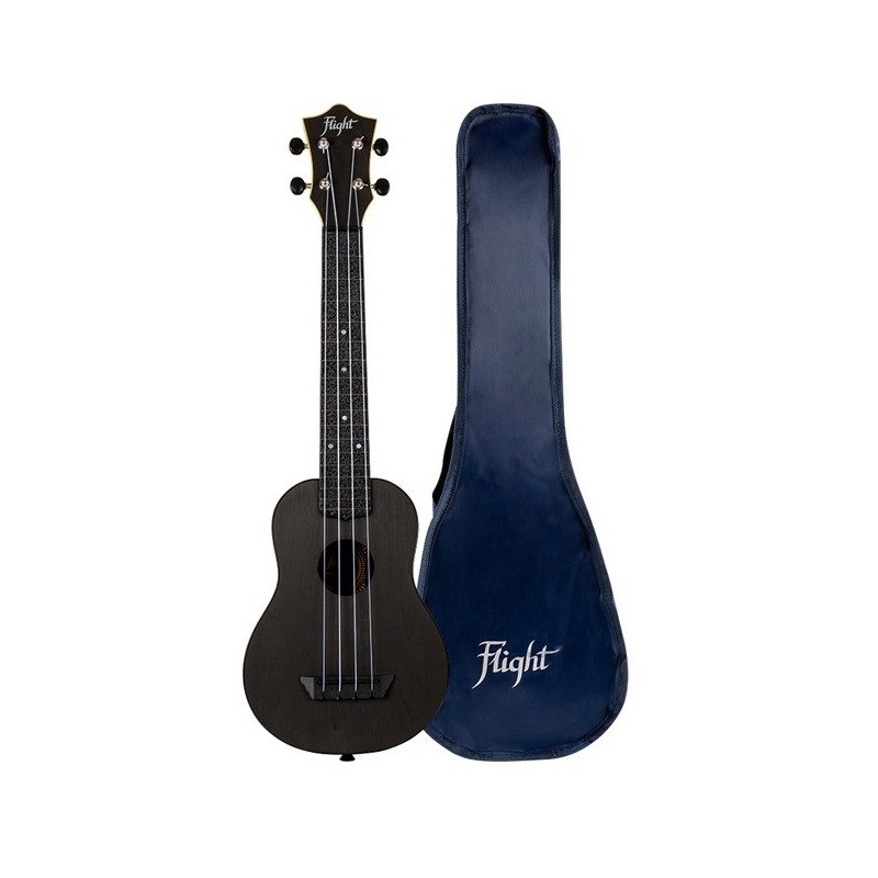FLIGHT TUSL35 BK - ukulele koncertowe z pokrowcem