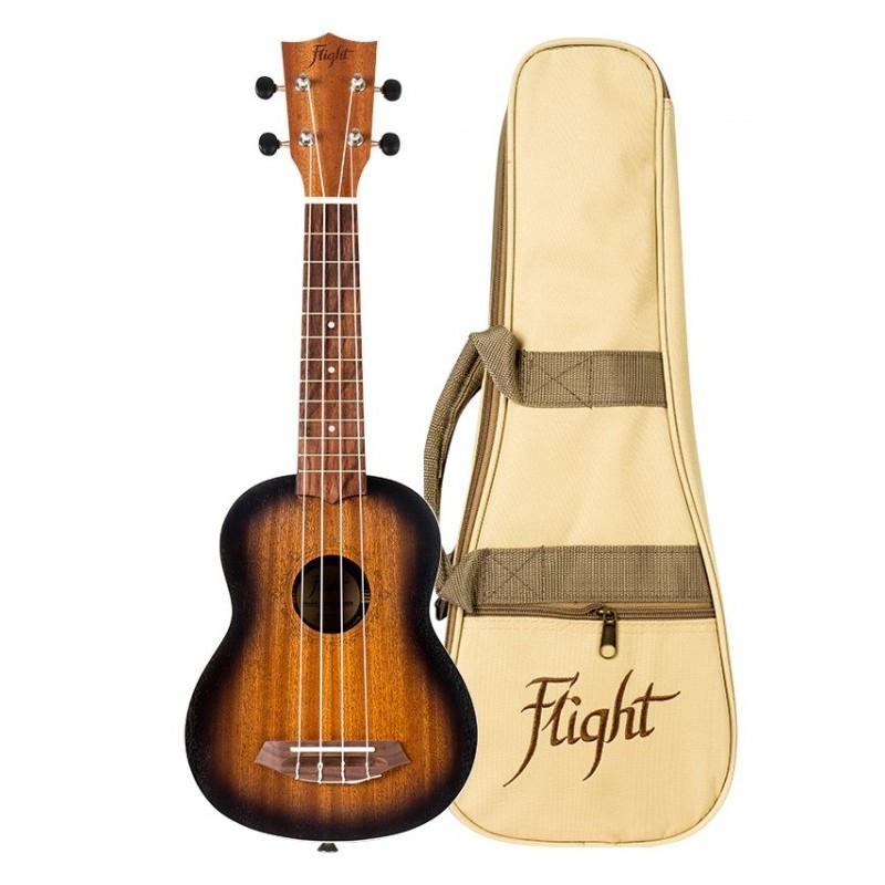 FLIGHT NUS380 Amber - ukulele sopranowe z pokrowcem