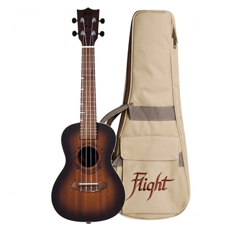 FLIGHT DUC380 Amber - ukulele koncertowe z pokrowcem