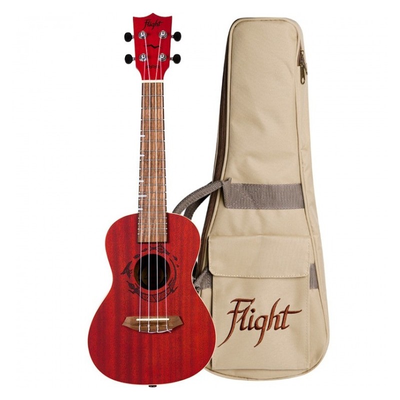 FLIGHT DUC380 Coral - ukulele koncertowe z pokrowcem