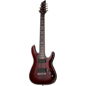 Schecter Hellraiser C-7, Black Cherry - Gitara elektryczna - 1