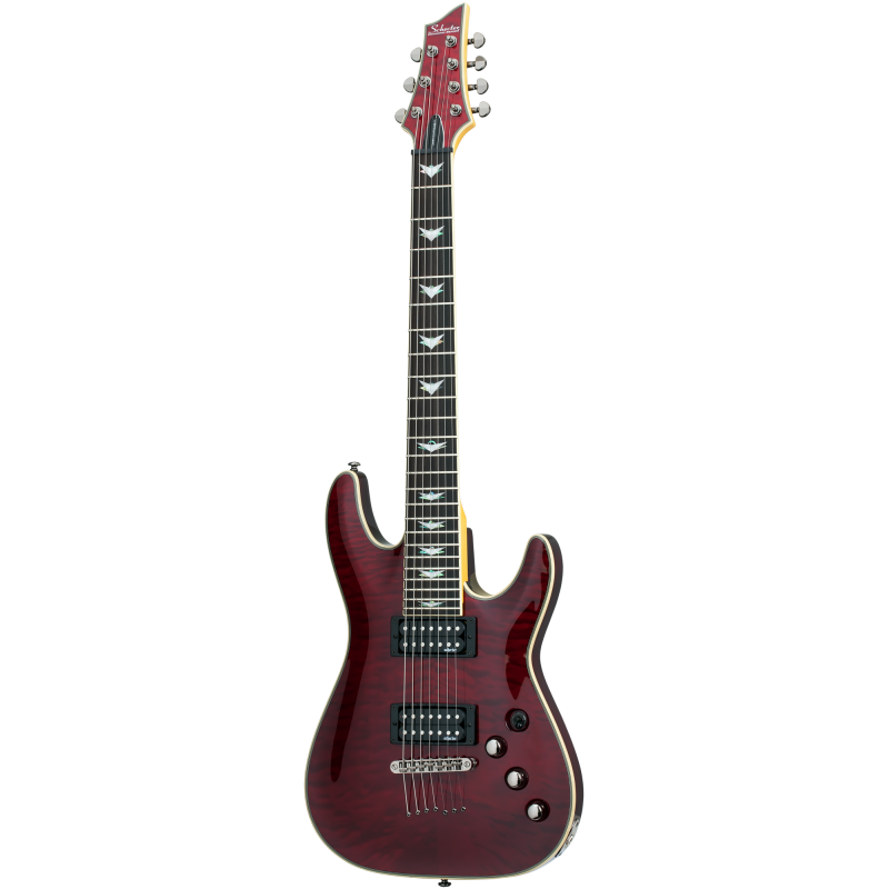 Schecter Omen Extreme 7, Black Cherry - Gitara elektryczna - 1