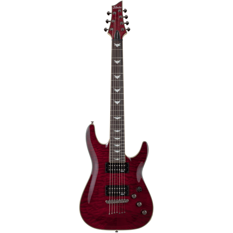 Schecter Omen Extreme 7, Black Cherry - Gitara elektryczna - 2