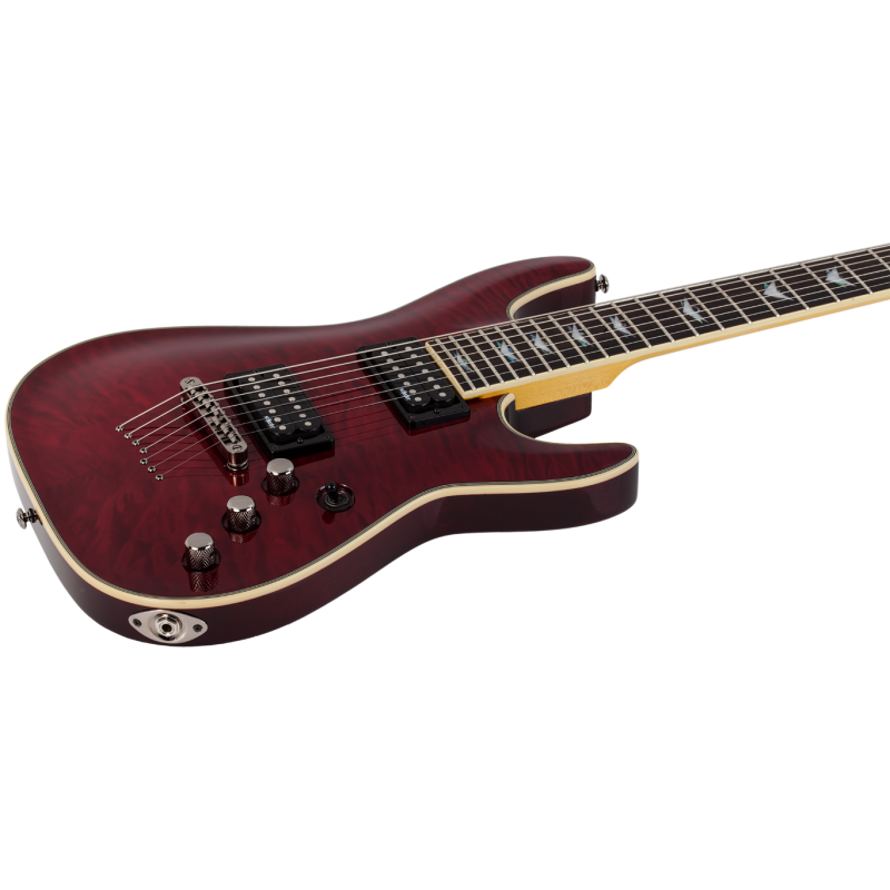 Schecter Omen Extreme 7, Black Cherry - Gitara elektryczna - 4