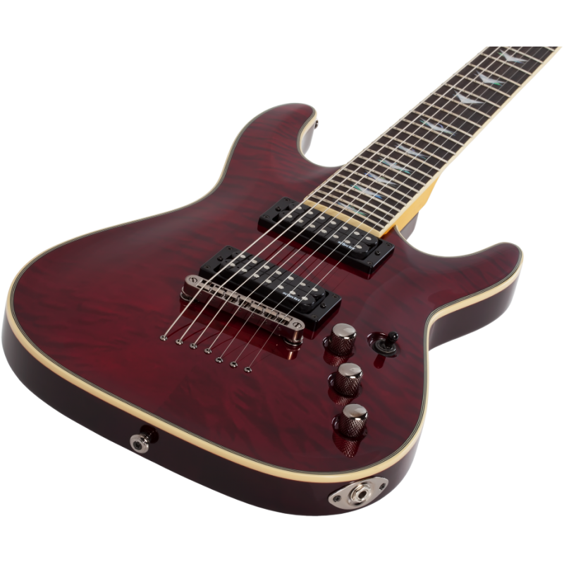 Schecter Omen Extreme 7, Black Cherry - Gitara elektryczna - 5