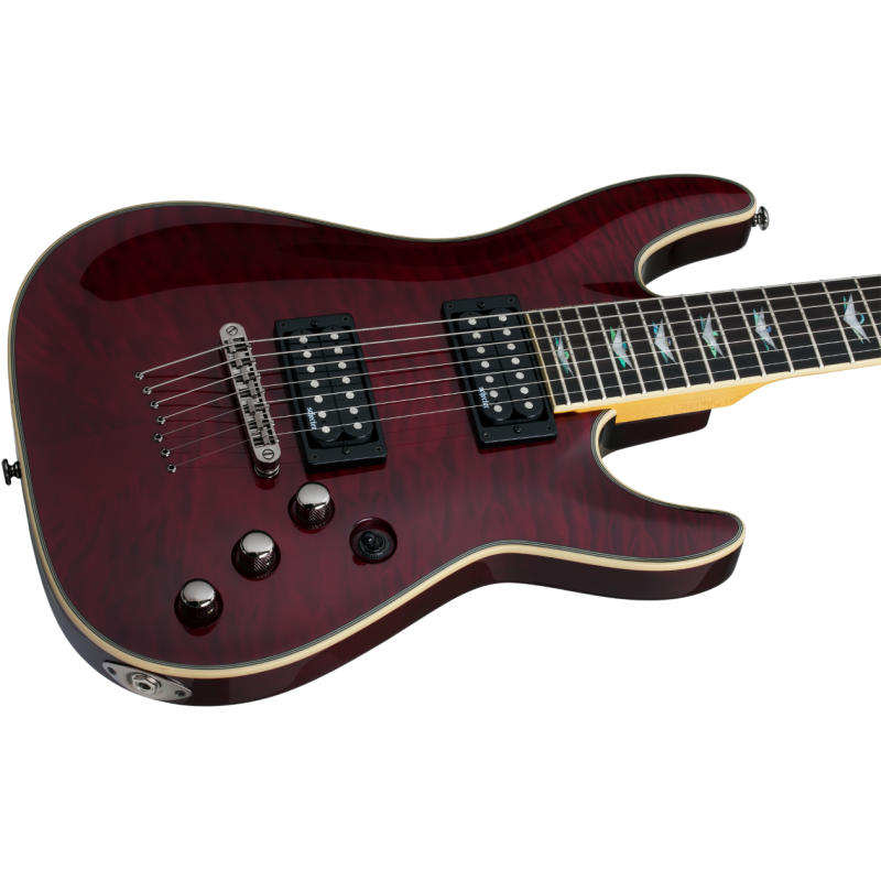 Schecter Omen Extreme 7, Black Cherry - Gitara elektryczna - 6