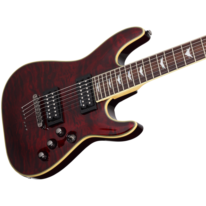 Schecter Omen Extreme 7, Black Cherry - Gitara elektryczna - 7