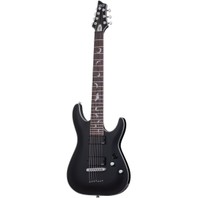 Schecter Damien Platinum-7, Satin Black - Gitara elektryczna - 1