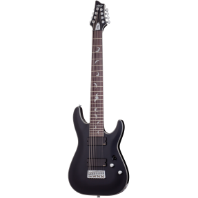 Schecter Damien Platinum-8, Satin Black - Gitara elektryczna - 1