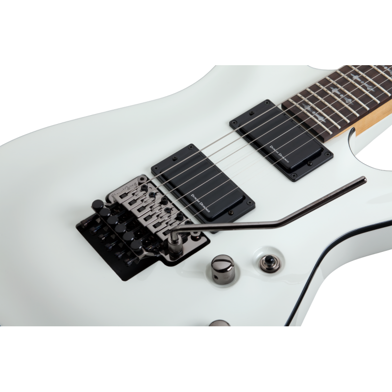 Schecter Demon 6 FR, Vintage White - Gitara elektryczna - 2