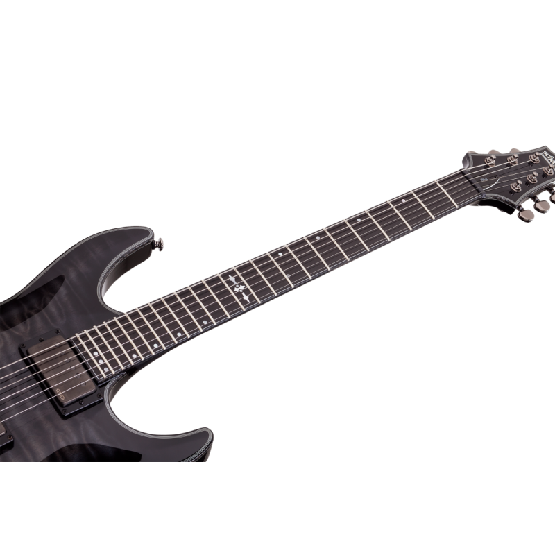 Schecter Hellraiser Hybrid C-1, Trans Black Burst - Gitara elektryczna - 8