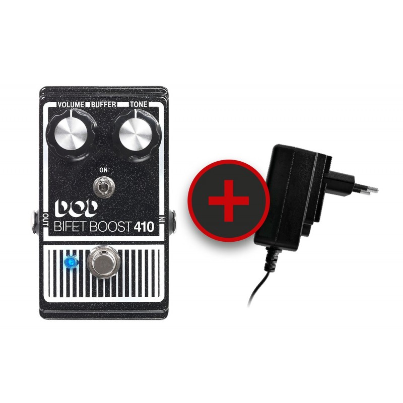 DigiTech DOD Bifet Boost 410 - Efekt gitarowy Boost z zasilaczem DigiTech DOD Bifet Boost 410 - Efekt gitarowy Boost z zasilaczem