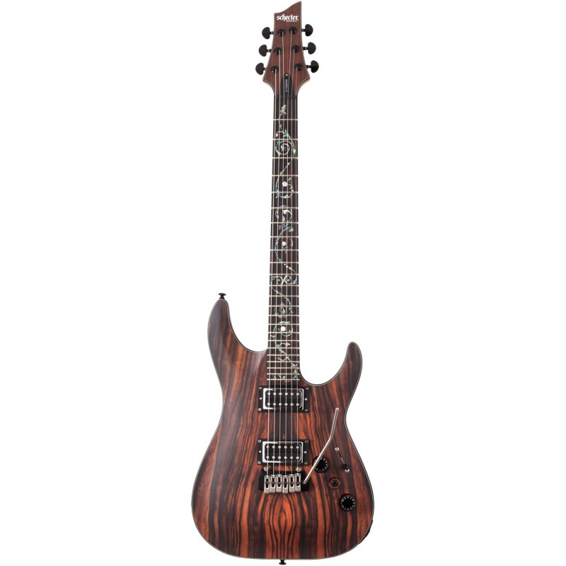 Schecter C-1 Exotic Ebony - Gitara elektryczna