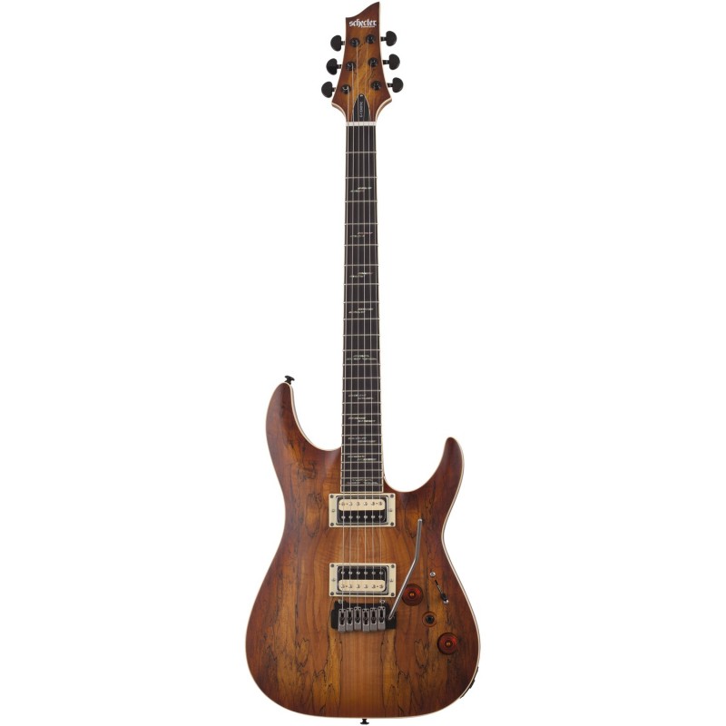 Schecter C-1 Exotic Spalted Maple - Gitara elektryczna