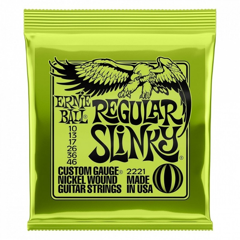 Ernie Ball EB 2221 Regular Slinky 10-46 - Struny do gitary elektrycznej