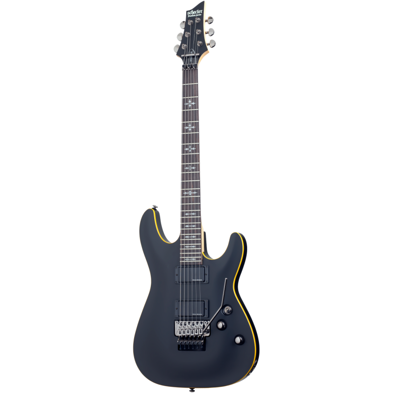 Schecter Demon 6 FR, Aged Black Satin - Gitara elektryczna - 1