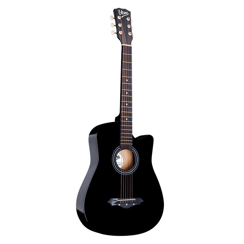 V-TONE AG One Bk Black - gitara akustyczna 4/4 Black do nauki dla początkujących - 3