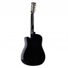 V-TONE AG One Bk Black - gitara akustyczna 4/4 Black do nauki dla początkujących - 4