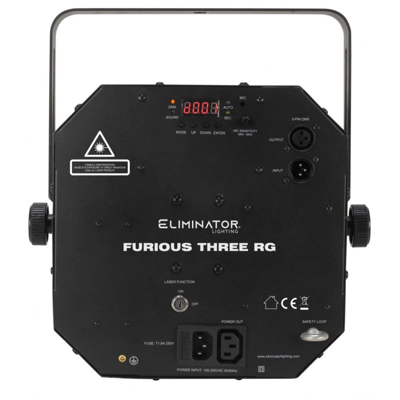 Eliminator Furious Three RG - efekt świetlny LED - 3