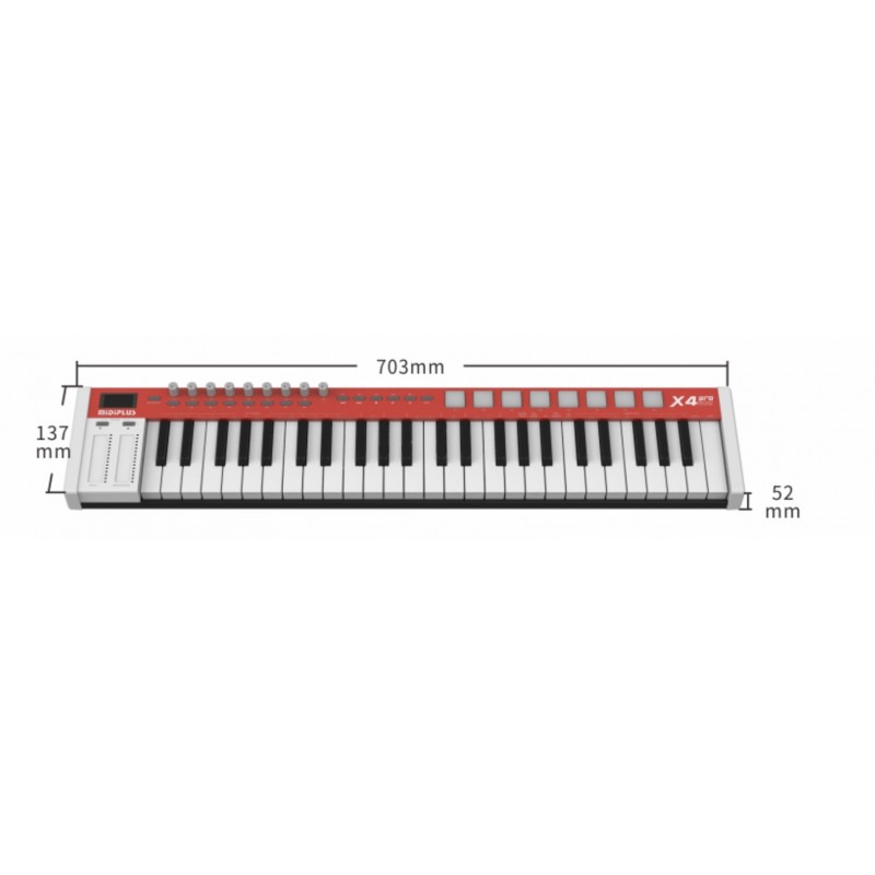 Midiplus X4 PRO MINI - Klawiatura sterująca USB / MIDI Midiplus X4 PRO MINI - Klawiatura sterująca USB / MIDI