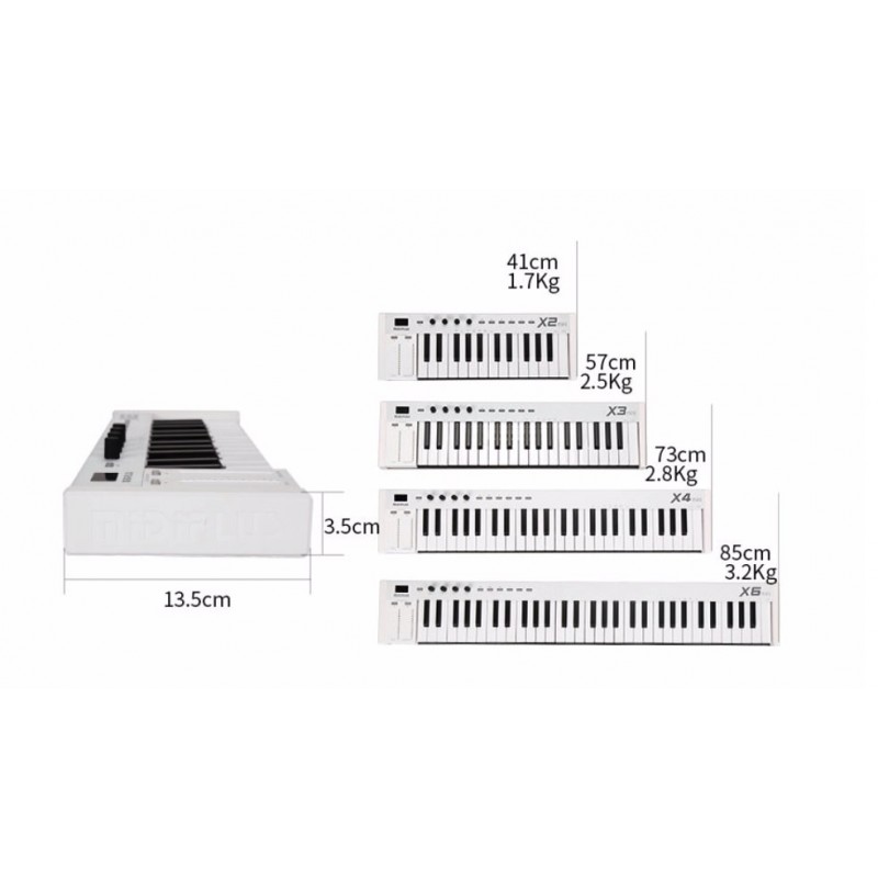 Midiplus X6 mini - Klawiatura sterująca USB / MIDI Midiplus X6 mini - Klawiatura sterująca USB / MIDI