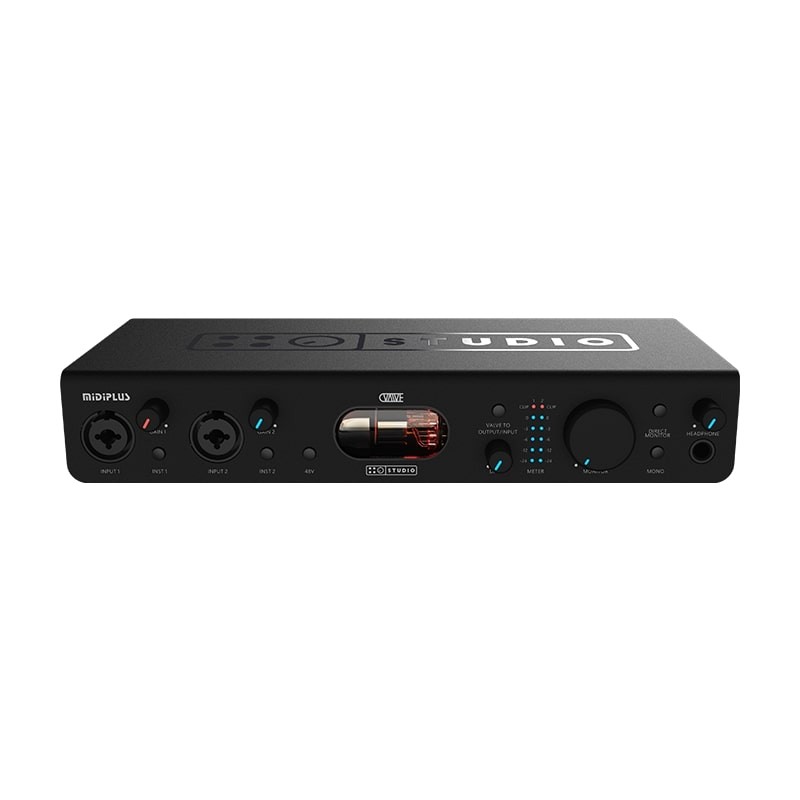 Midiplus STUDIO VALVE - Lampowy interfejs audio