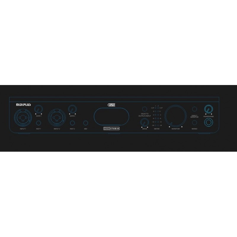 Midiplus STUDIO VALVE - Lampowy interfejs audio