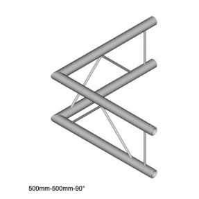 DURATRUSS DT 22 C21V-L90 90 degree corner - konstrukcja alu