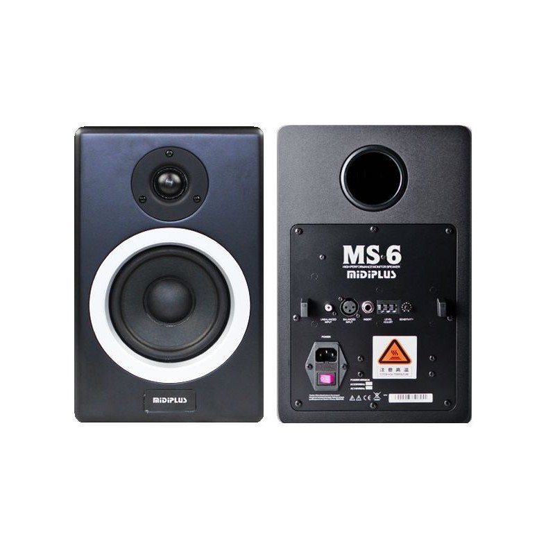 Midiplus MS 6 - Monitory studyjne aktywne 6" Midiplus MS 6 - Monitory studyjne aktywne 6"