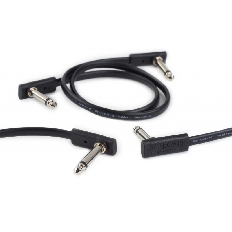 RockBoard Flat Patch Cable - 30 cm / 11 13/16" - kabel do efektów gitarowych - 4 RockBoard Flat Patch Cable - 30 cm / 11 13/16" - kabel do efektów gitarowych - 4