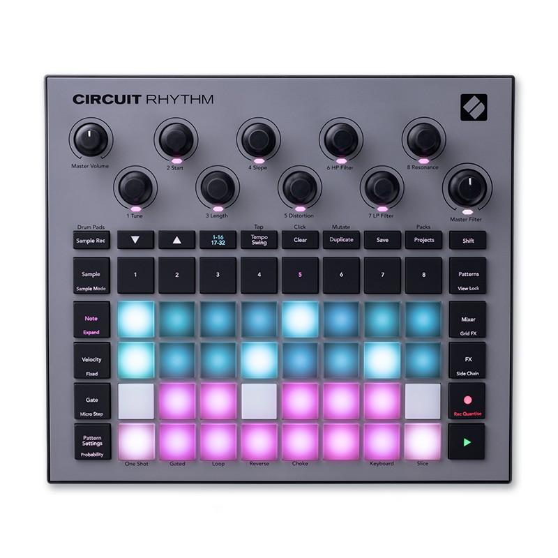 NOVATION Circuit Rhythm - sampler do tworzenia rytmów