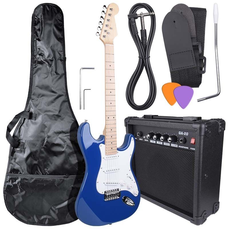 NN EG SET BLU zestaw gitarowy gitara elektryczna stratocaster - 2