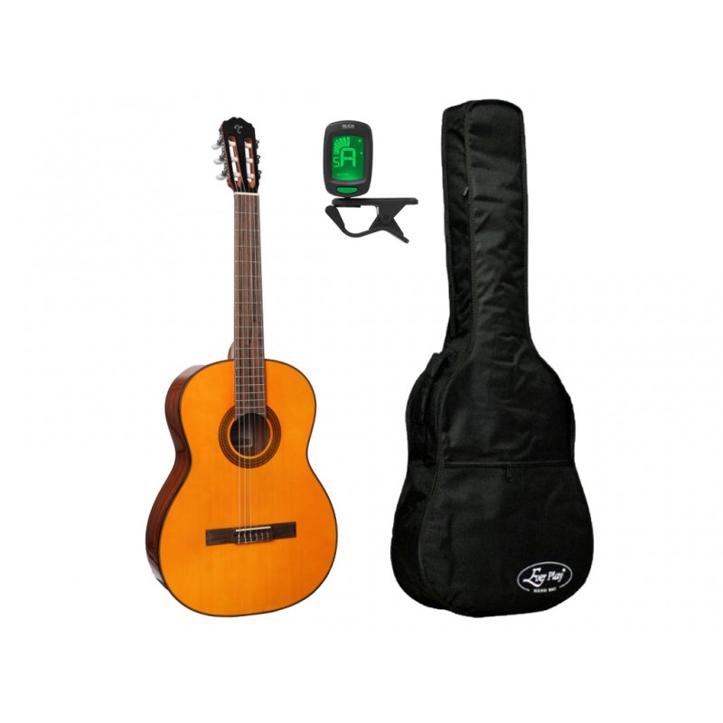 Gitara klasyczna Takamine GC1-NAT 4/4 + pokrowiec, tuner - zestaw 1529