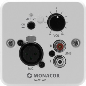 Monacor PA-M1WP - panel ścienny, regulator