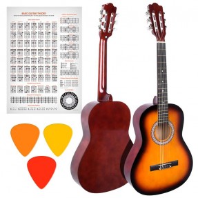 NN BD 36 SUNBURST - Gitara klasyczna 3/4