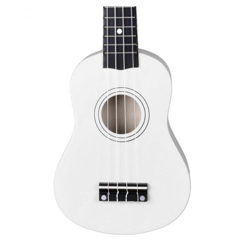 NN UK 01 WHITE - Ukulele sopranowe z pokrowcem NN UK 01 WHITE - Ukulele sopranowe z pokrowcem