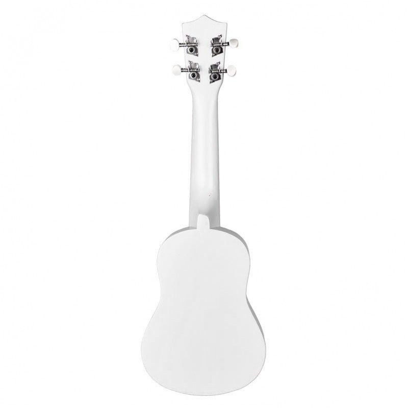 NN UK 01 WHITE - Ukulele sopranowe z pokrowcem NN UK 01 WHITE - Ukulele sopranowe z pokrowcem