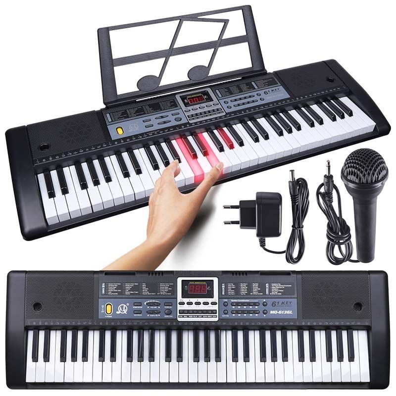 MQ 6136L - Keyboard z mikrofonem dla dzieci