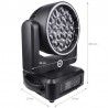 Light4Me ZOOM WASH 19X15W RING - Głowa ruchoma LED