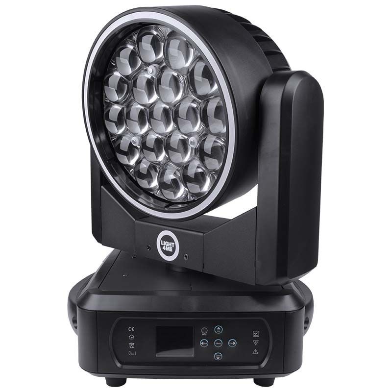 Light4Me ZOOM WASH 19X15W RING - Głowa ruchoma LED