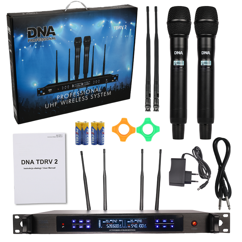 DNA TDRV 2 - Bezprzewodowy system mikrofonowy DNA TDRV 2 - Bezprzewodowy system mikrofonowy