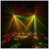 Light4Me OCTALED - Efekt świetlny disco RGBWA flower laser stroboskop