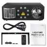 Light4Me PARTY IV V2 - Multiefekt LED derby kula disco wash laser