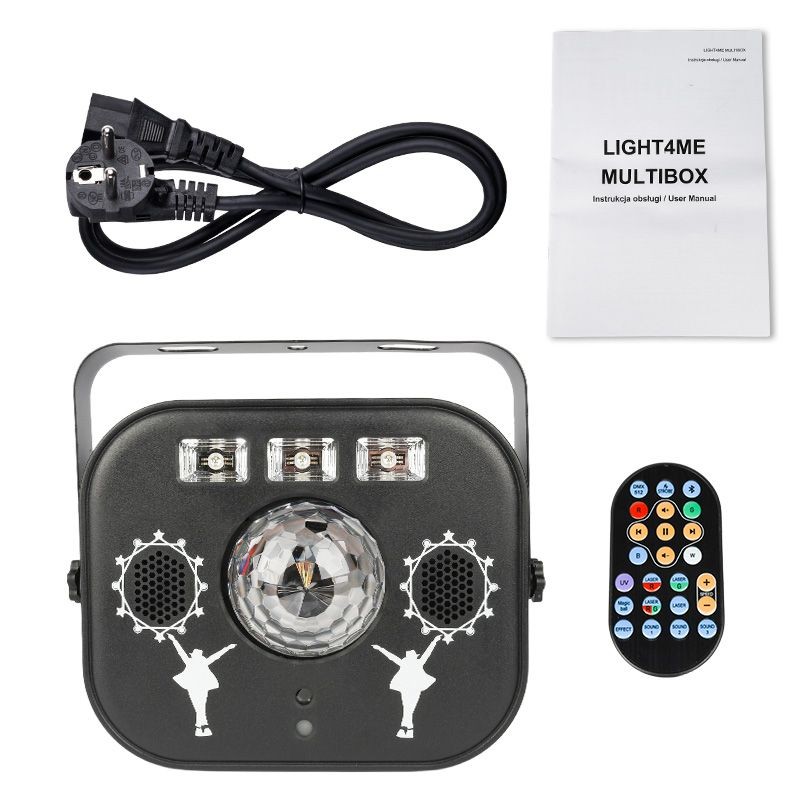 Light4Me MULTIBOX - Multiefekt LED kula disco laser UV stroboskop