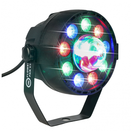 Light4Me FLOWER PAR V2 - Reflektor PAR dyskotekowy LED RGB