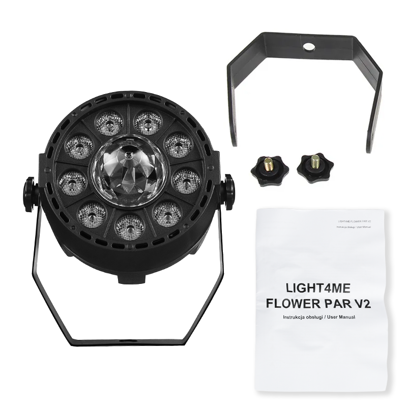 Light4Me FLOWER PAR V2 - Reflektor PAR dyskotekowy LED RGB Light4Me FLOWER PAR V2 - Reflektor PAR dyskotekowy LED RGB