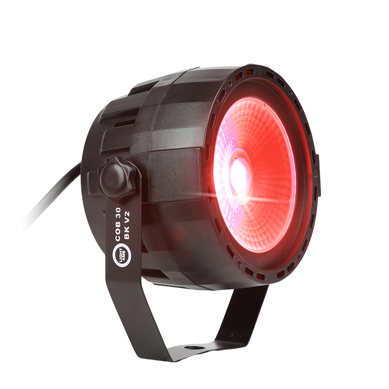 Light4Me COB 30 BK V2 - Reflektor PAR LED RGB